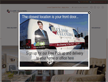 Tablet Screenshot of classiccleaners.net
