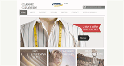Desktop Screenshot of classiccleaners.co.uk